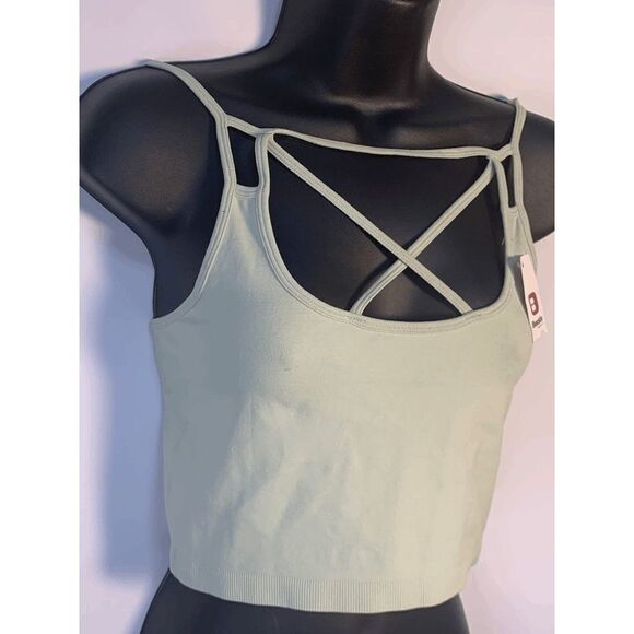 Buckle Strappy Front Crop Top - Picture 3 of 6